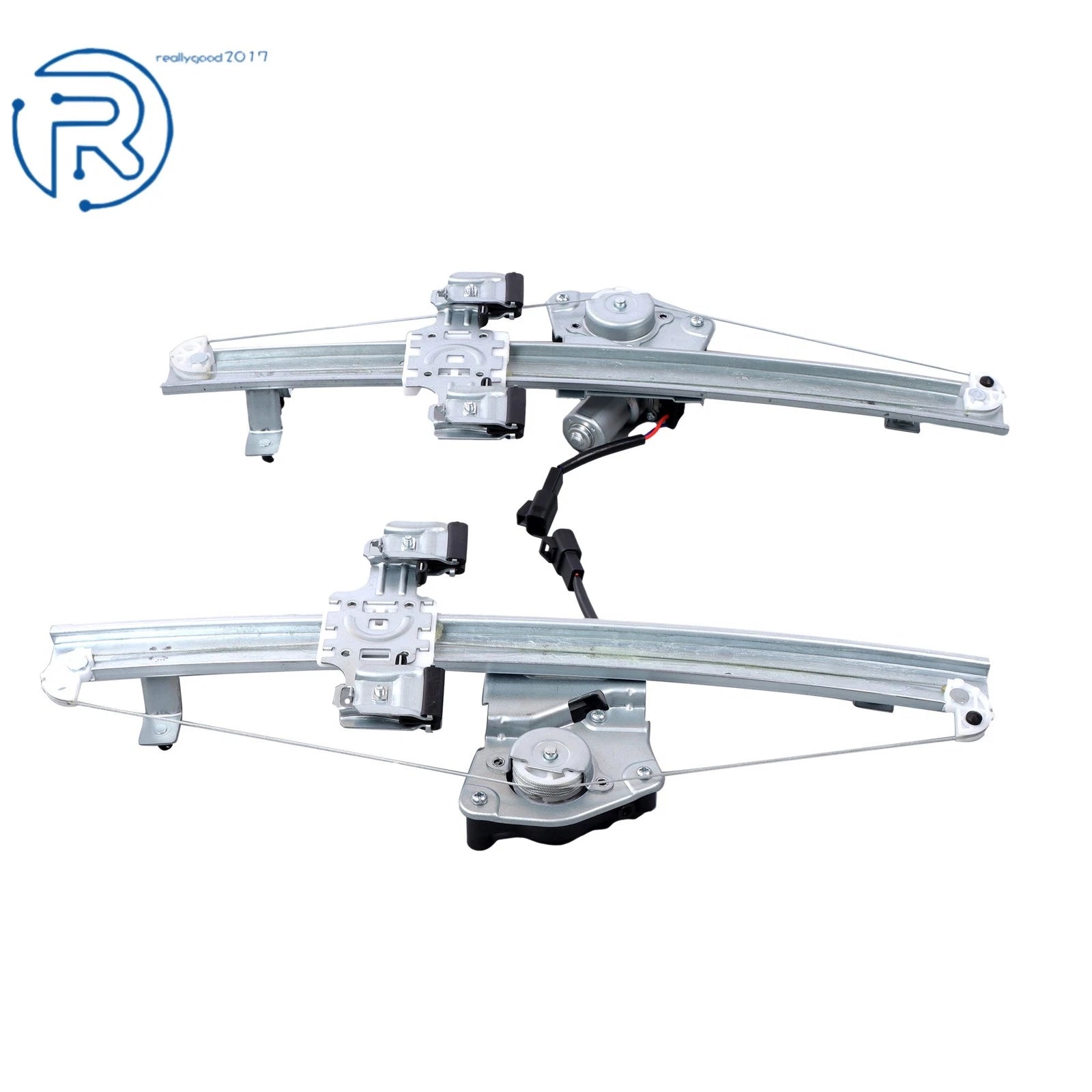 Set of 2 Window Regulators with Motor for GMC Sierra 1500/2500/3500 HD