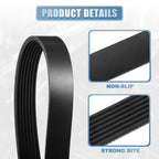 Serpentine Belt for Nissan Pathfinder (2005–2012) No. 11720EA200 Rubber