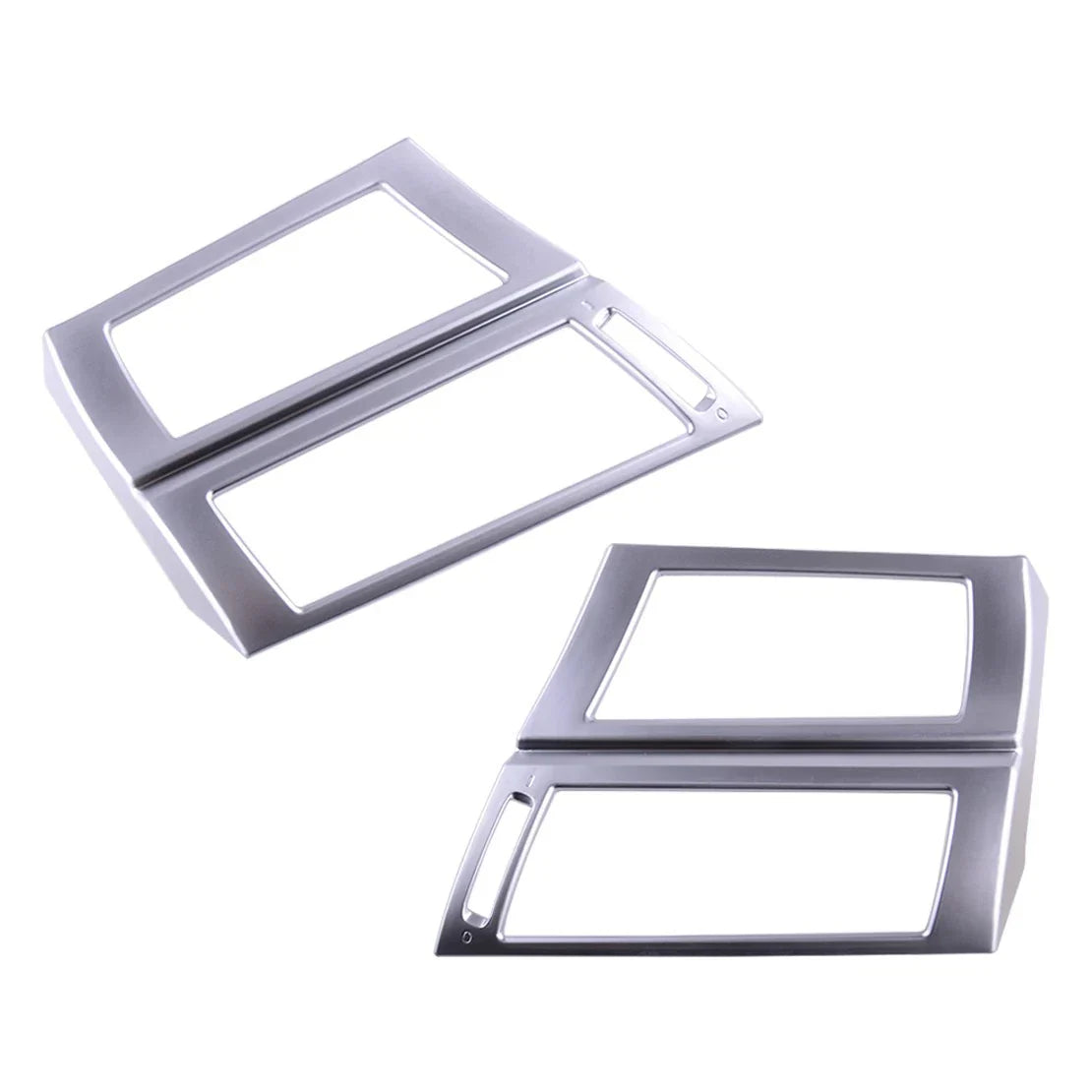 2 x Chrome Air Conditioning Socket Frame Trim for BMW X5 X6 (2008-2013)