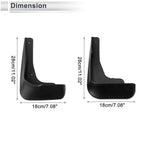 Set of 2 Mud Flaps Splash Guards for Mazda 6 Coupe (2006–2008)