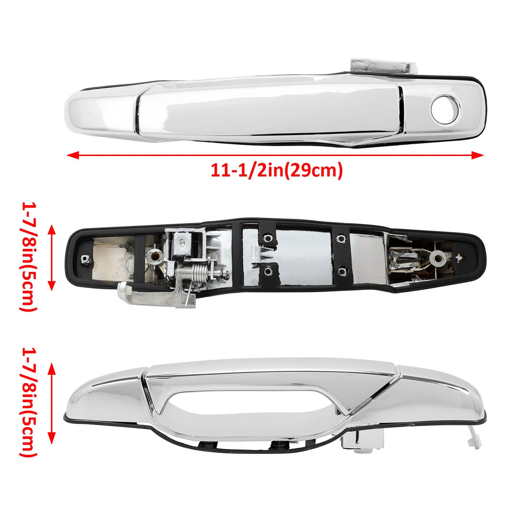 Silver Door Handle for Chevy GMC Tahoe Yukon Sierra (2007–2014)