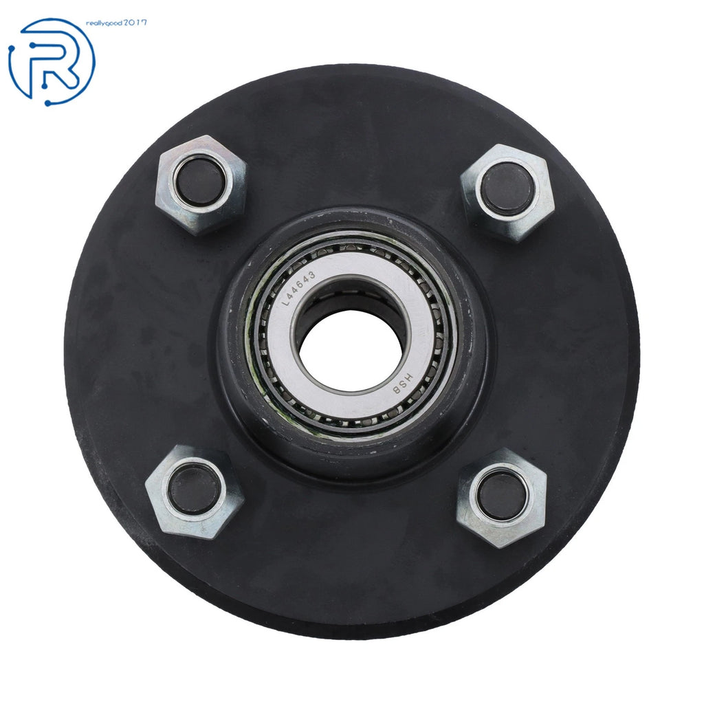 Set of 4 Pre-Assembled Hub Kits for Boat Trailer (2000 lbs, 1" Spindle)