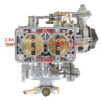 Carburetor 38/38 DGEV for Jeep Wrangler 4.2L L6 (1980–1983)