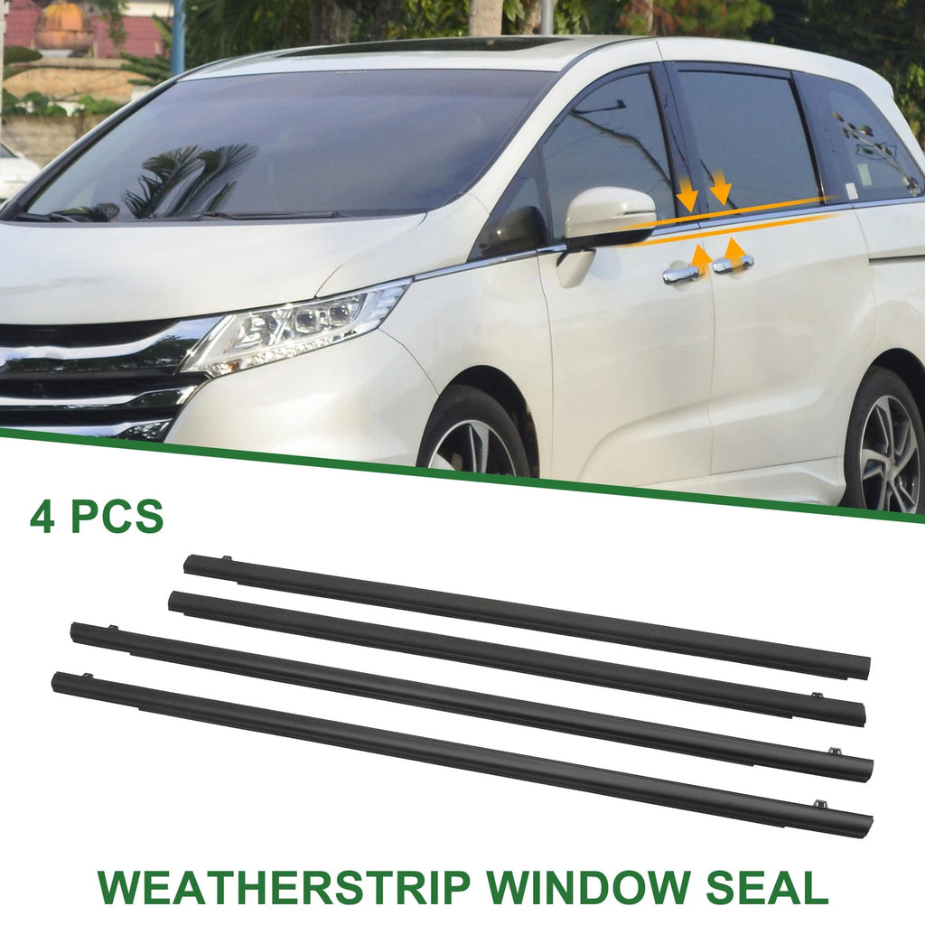 Set of 4 Weatherstrip Window Seal No.72450SFE004 for Honda Odyssey (2005–2008)