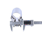 2Pcs 2.5" Stainless Exhaust Band Clamp for Catback Muffler Pipe