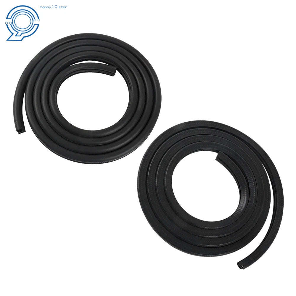 Set of 2 Rubber Door Weatherstrip Seals for Chevrolet GMC Tahoe Yukon