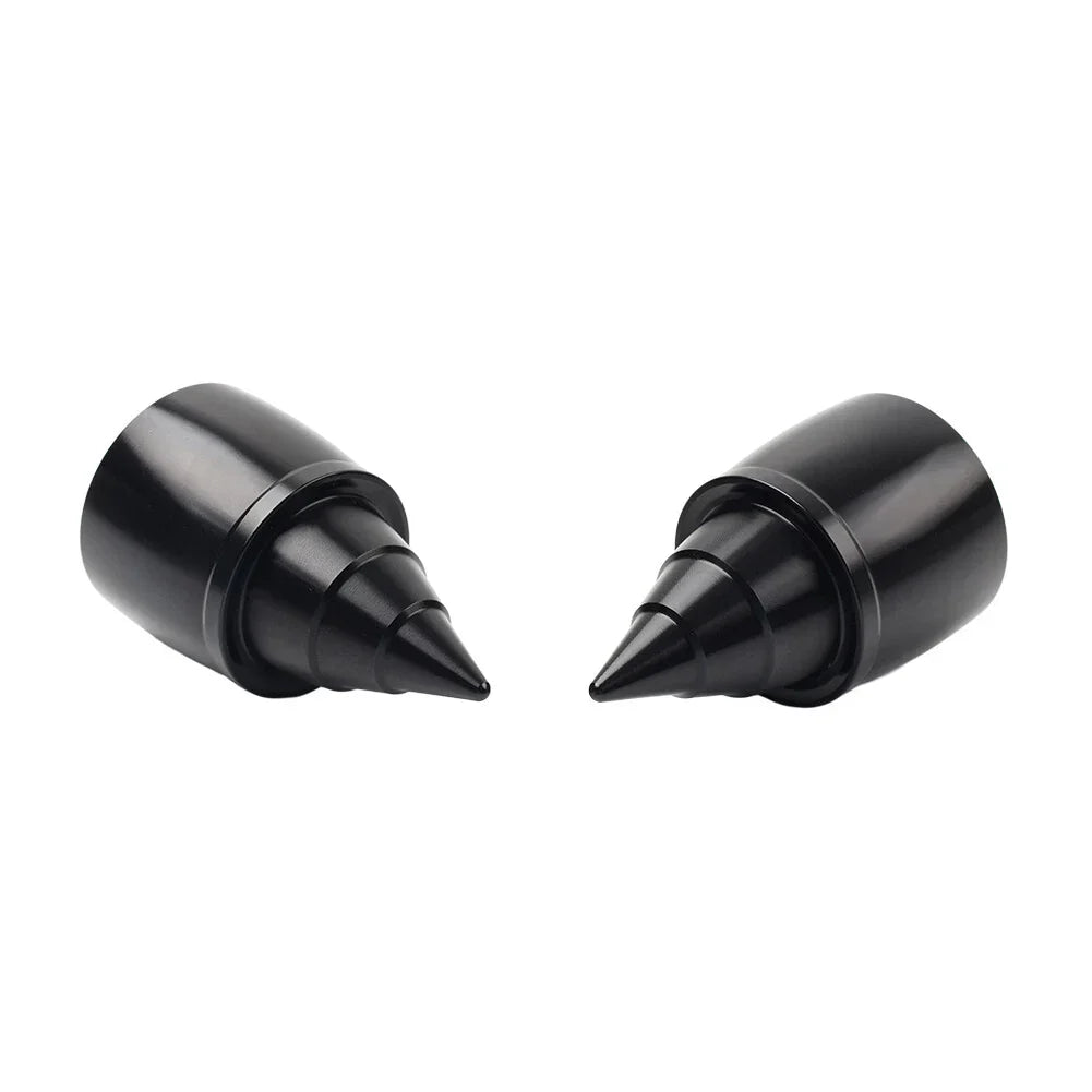 Front Axle Cap Nut Covers for Harley Touring Road Glide Dyna FXD Street Bob