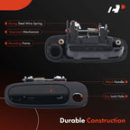 Front Left Black Exterior Door Handle for Toyota RAV4 (1996-2000)