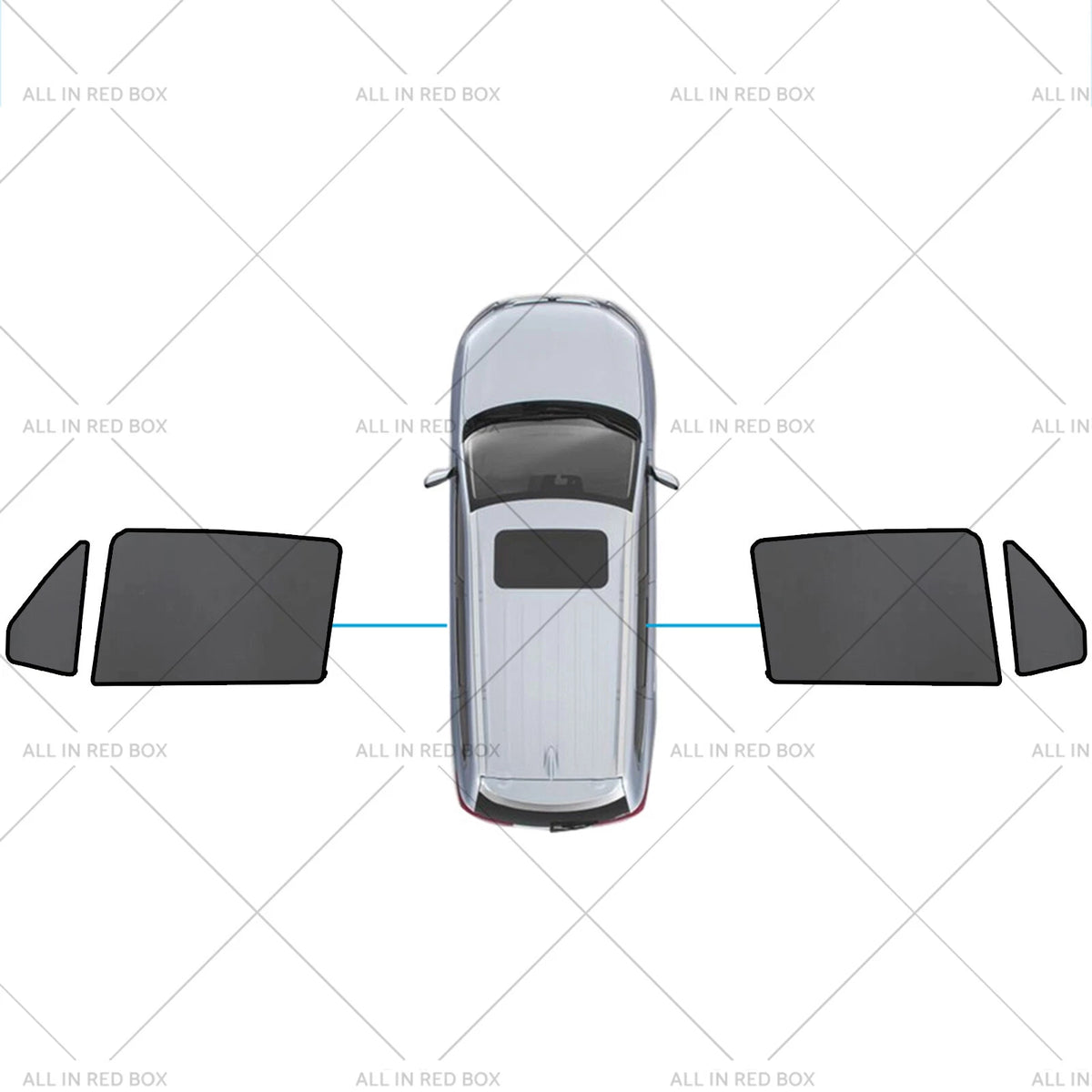Magnetic Mesh Sun Shades for Mercedes-Benz GLC (2015–2022)
