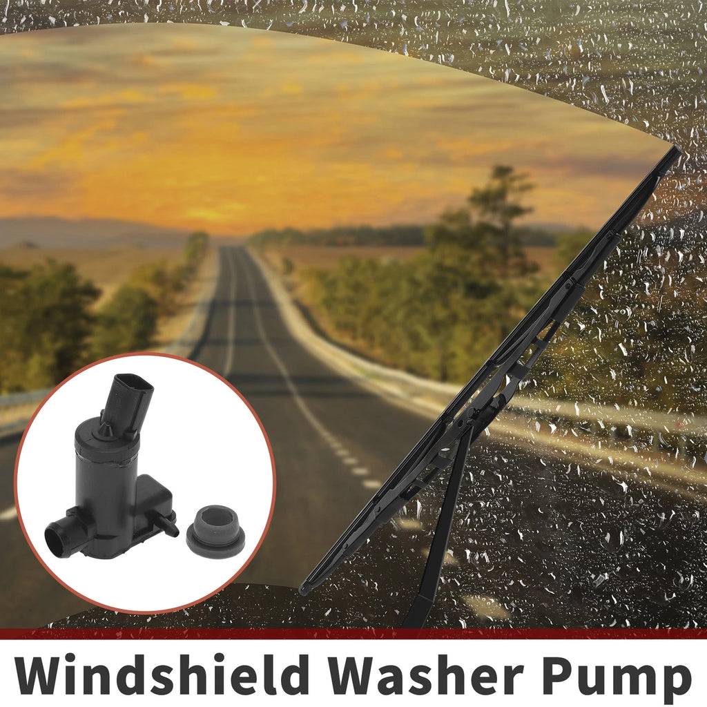 Windshield Washer Pump w/ Grommet for Mitsubishi (No.MN182397)