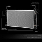 Radiator for Ford Windstar 3.0L 3.8L (1995–1998) DPI 1609