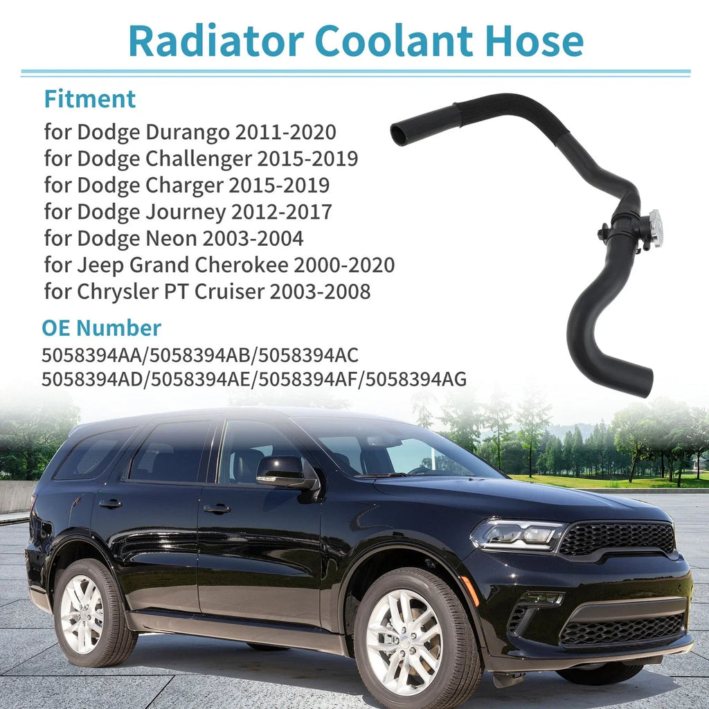 Upper Engine Radiator Hose for Dodge Durango (2011-2020)