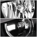 Pair of Headlights for VW Jetta Mk6 (2011–2018) - Black Housing, Clear Corner