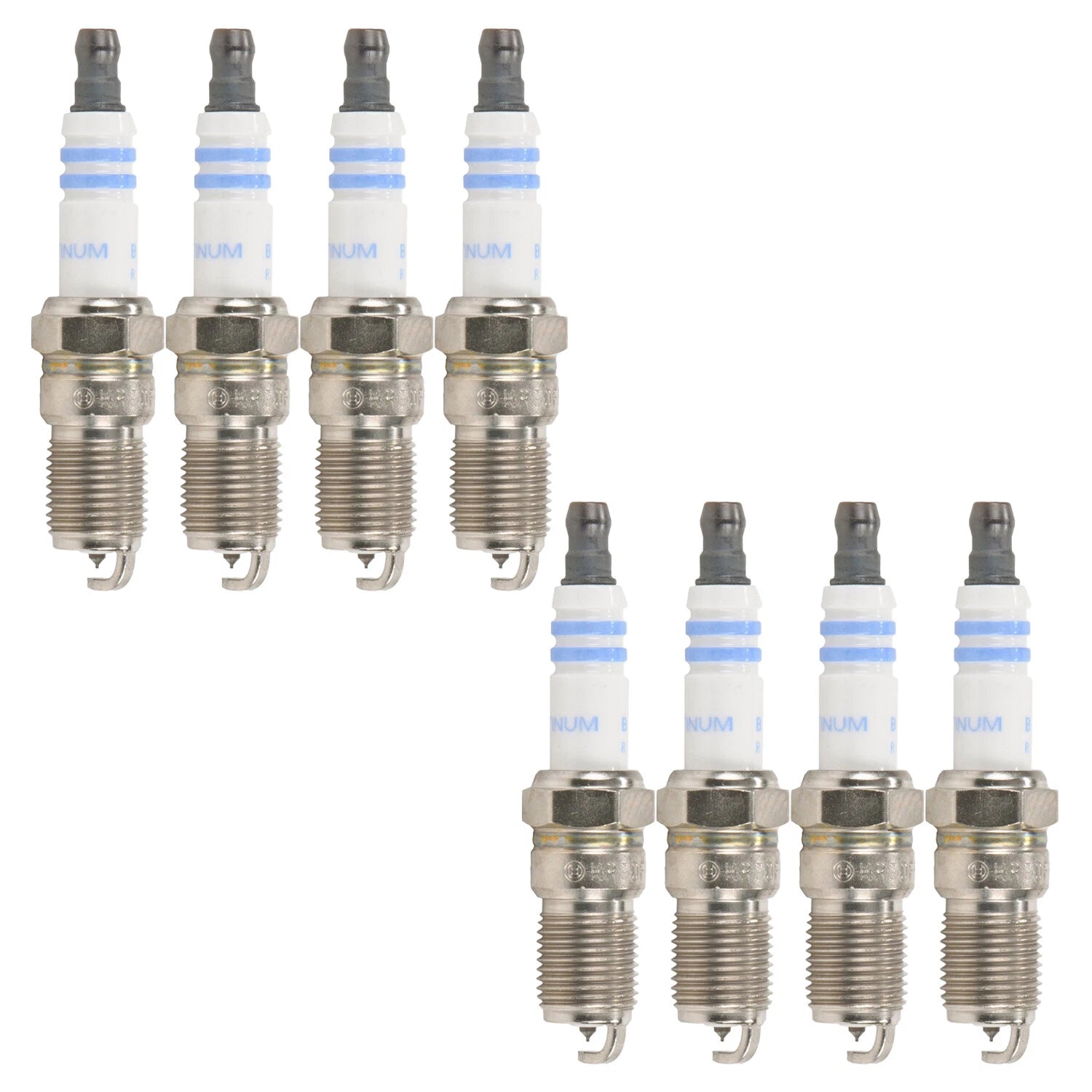 Set of 8 Bosch OE Fine Wire Platinum Spark Plugs for DeVile E-150