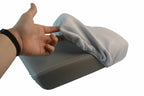 Fleece Console Lid Armrest Cover for Acura TSX (2009–2014) Gray