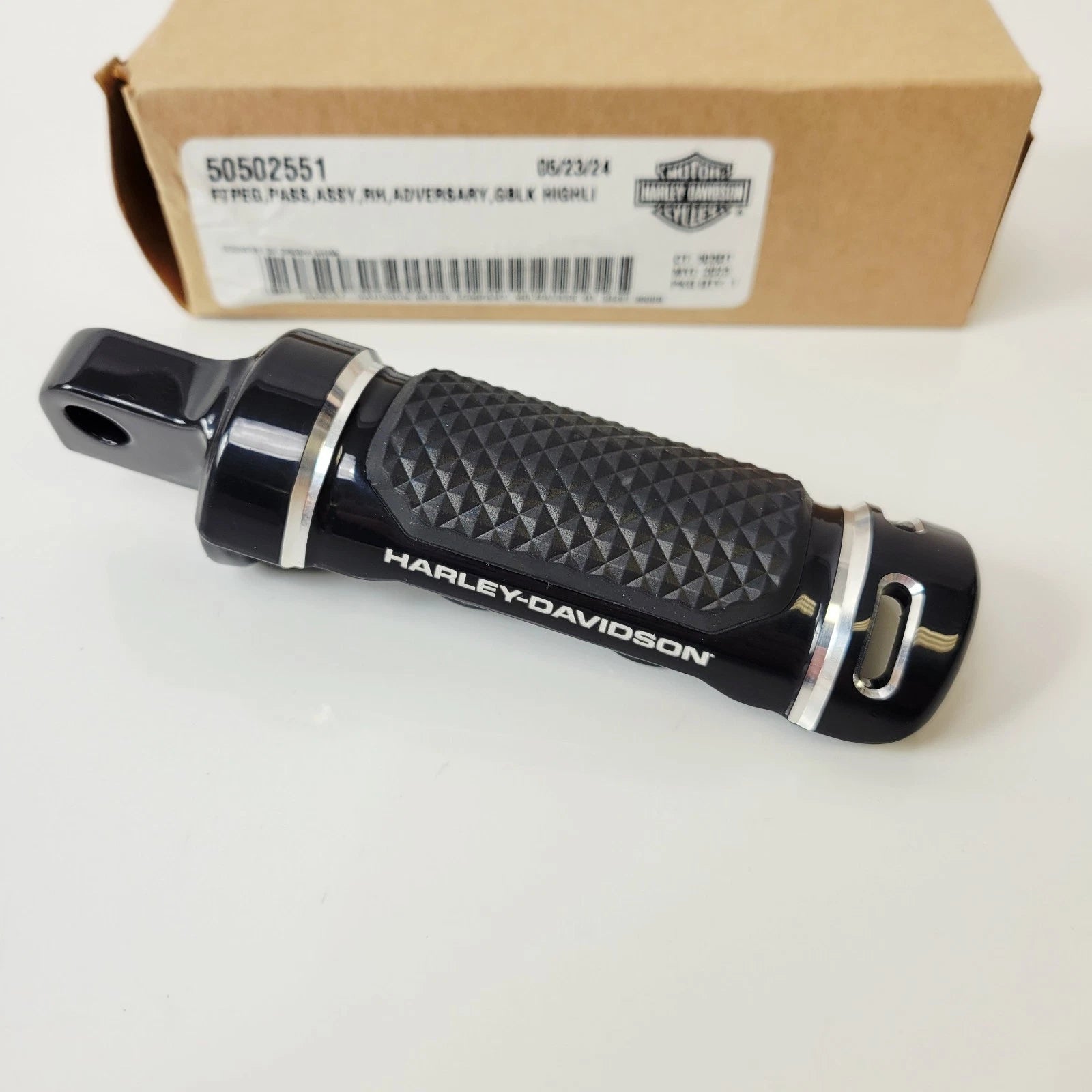 Passenger Footpeg RH for Harley-Davidson CVO (2023–2024) 50502551 Gloss Black
