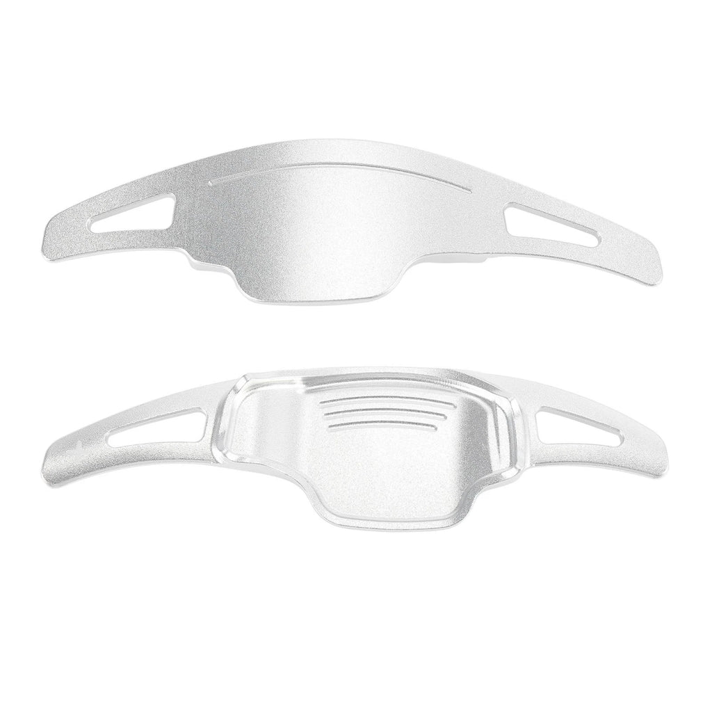 Pair Silver Tone Steering Wheel Shift Paddle for Cadillac XT5 (2017–2023), Buick Regal (2018–2020)