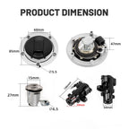 Set of 2 Fuel Gas Cap Seat Lock Keys Ignition Switch for Suzuki GSXR 1000 750 (2005–2018)