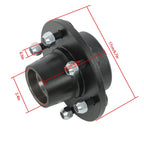 Set of 2 Trailer Wheel Hub Kits for 6,000-Pound #42 Hubs (6-Lug 5.5")