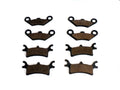 Set of 4 Monster Brake Pads for Polaris 6x6 Sportsman 800 & Forest 800 (2011–2014)