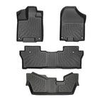 Set of 4 TPE 3D Floor Mats Liners for Honda Pilot (2016–2022)