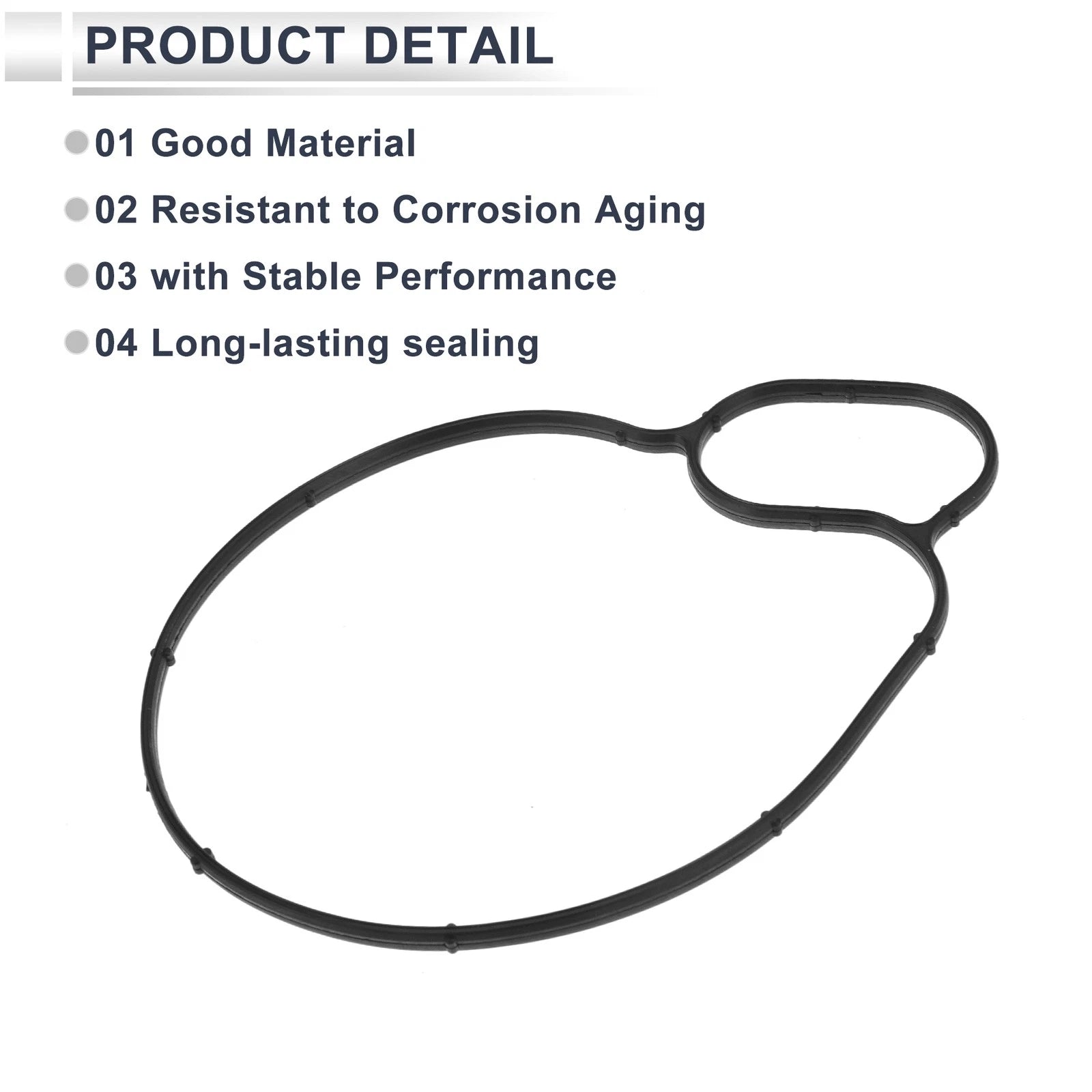 Water Pump Gasket No. 11517549445 for BMW 550i (2011–2016) Rubber 1Pc