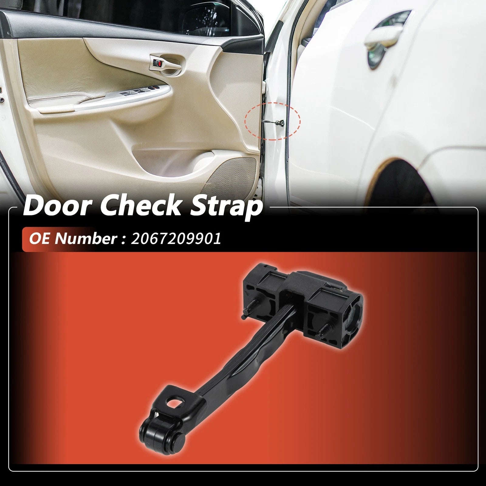 Front Door Check Strap for Mercedes-Benz C300 (2022–2024) No.2067209901