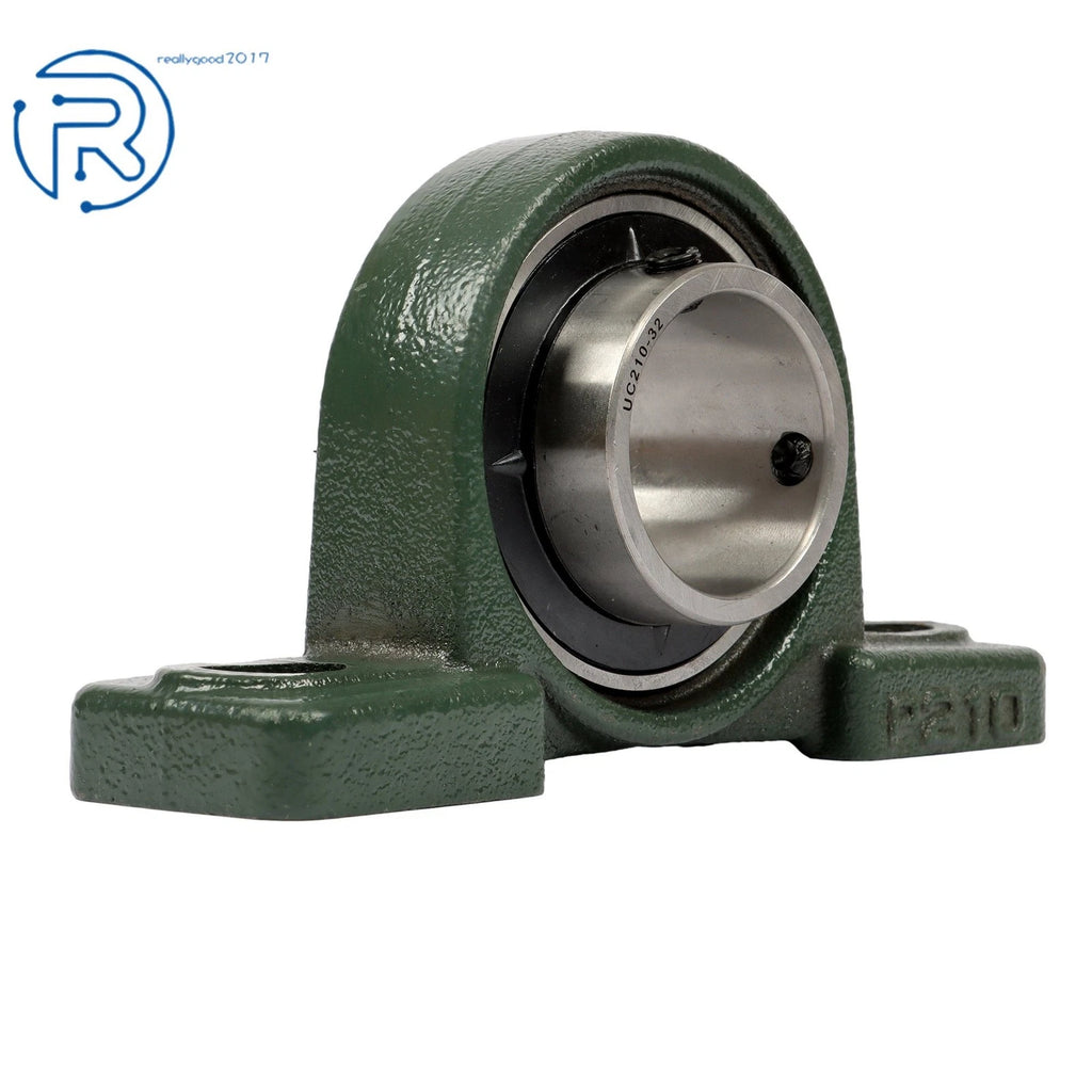 Set of 4 Pillow Block Mounted Ball Bearings for Various Applications (2")