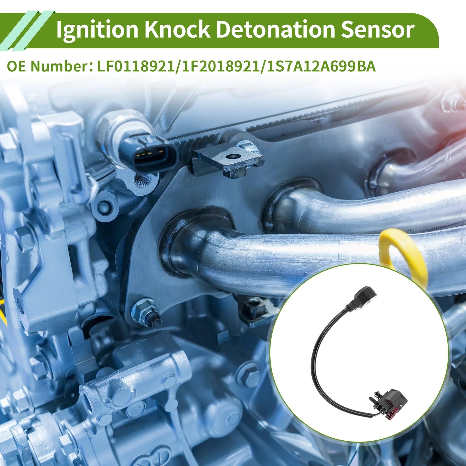 Ignition Knock Detonation Sensor No.LF0118921 for Mazda 3 2.3L (2004–2009)