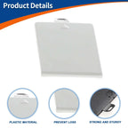 Tow Hook Cover for BMW 5 Series F10 Rear Bumper Pure White