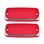 Set of 2 Front Brake & Clutch Master Cylinder Reservoir Caps for Honda CBR1000F (1987–1996)