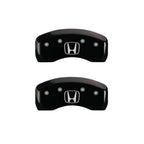 Black H Caliper Covers by MGP for 2011 Honda CR-V SE (2011–2015)