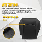 Front Bottom Seat Cover for Dodge Ram 1500 2500 3500 (2013–2018) Black EXV