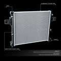Radiator for Jeep Grand Cherokee WK (2007–2010) DPI 13181 Aluminum Core