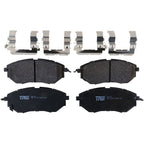 Set of 4 Brake Pad Sets for Subaru WRX Legacy Outback (2010–2017)