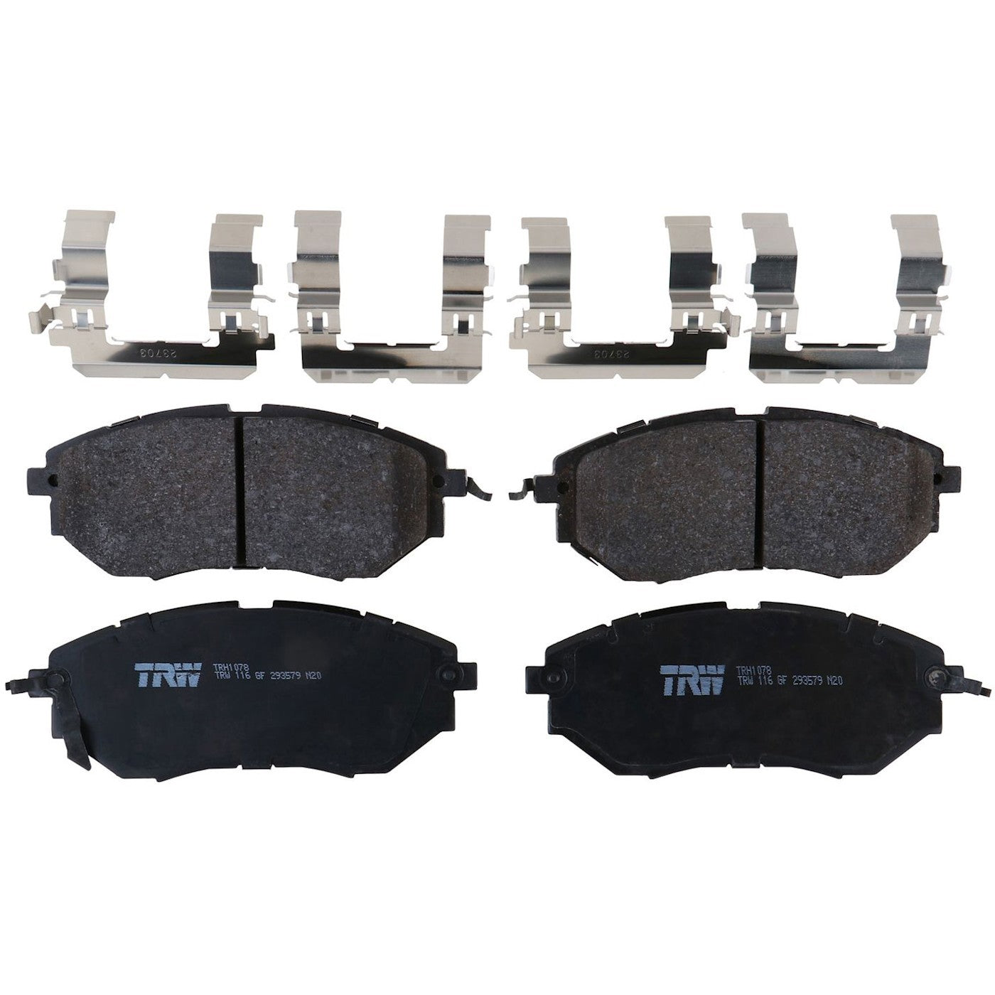 Set of 4 Brake Pad Sets for Subaru WRX Legacy Outback (2010–2017)
