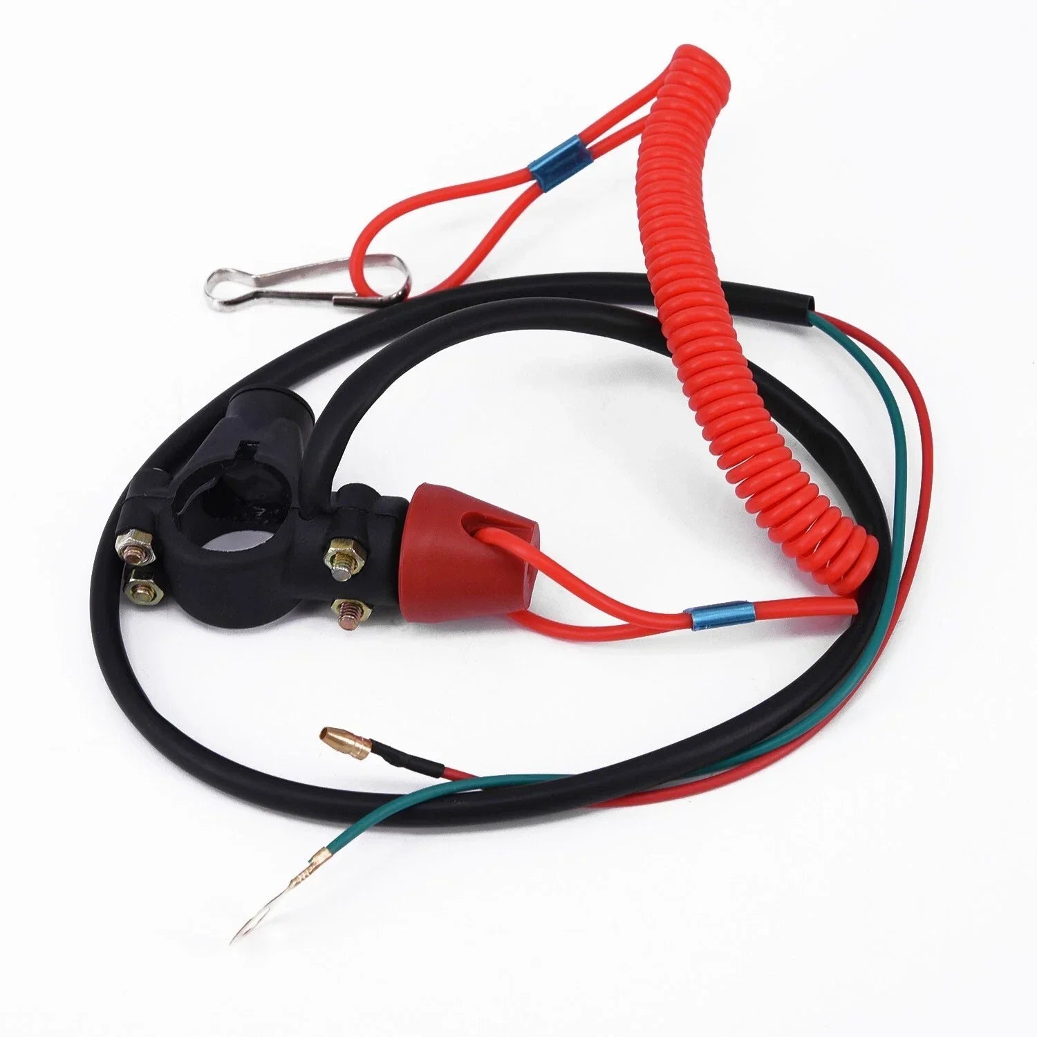 Switch Tether Line 7/8" Handlebar Engine Cut Lanyard 50cc for Motorcycle