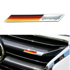 Car Sticker 2 x Aluminum Alloy Germany Flag for Car Auto Front Grille