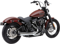 Cobra El Diablo Exhaust Chrome for Harley FLHC/FLSB (2018–2022)