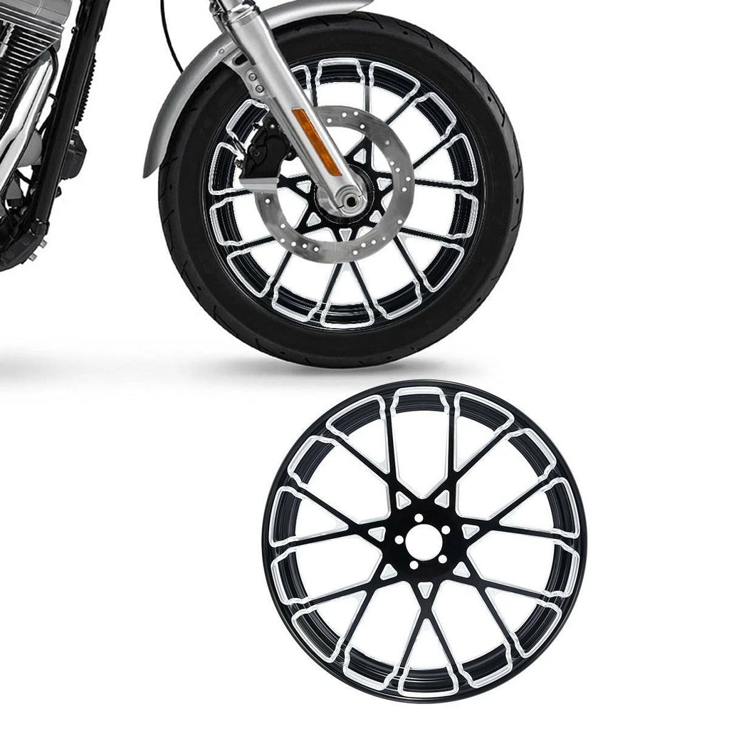 23" CNC Front Wheel Rim Hub for Harley Touring (1997–2021)