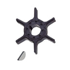 Water Pump Impeller with Key for Yamaha 9.9/15 HP Outboard (2 Stroke, 63V-44352-01)