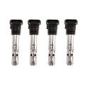 Set of 4 Ignition Coils for Audi Volkswagen 1.8L L4 (1996–2008)