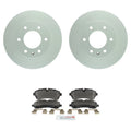 Bosch Front Rotors & Semi-Met Disc Brake Pad Kit for W90 Sprinter 1500 (2002–2006)
