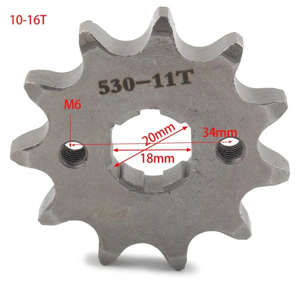 10T Front Sprocket Cog for 125cc-350cc Dirt Pit Bike ATV Go Kart