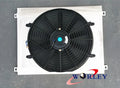 Aluminum Shroud + Fan for Ford Capri MK1 MK2 MK3 Kent Essex