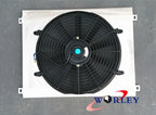 Aluminum Shroud + Fan for Ford Capri MK1 MK2 MK3 Kent Essex