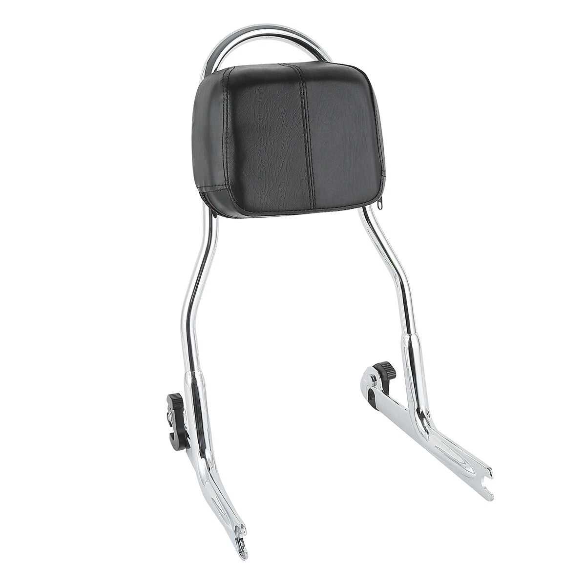 Chrome Detachable Sissy Bar Backrest for Harley Softail Deluxe Fat Boy (2005–2017)