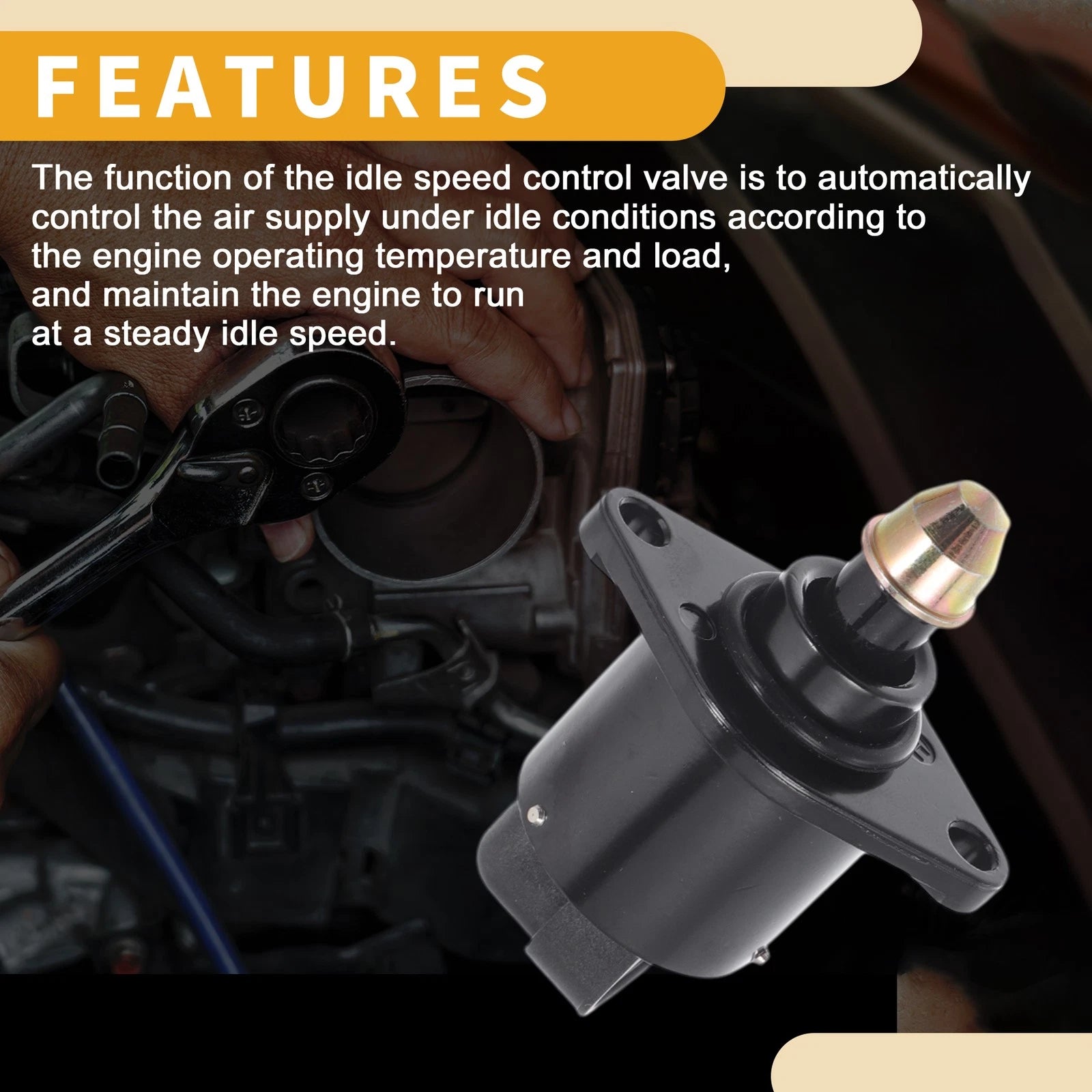 Idle Air Control Valve for Toyota Tacoma (2000–2004) No. 92053030