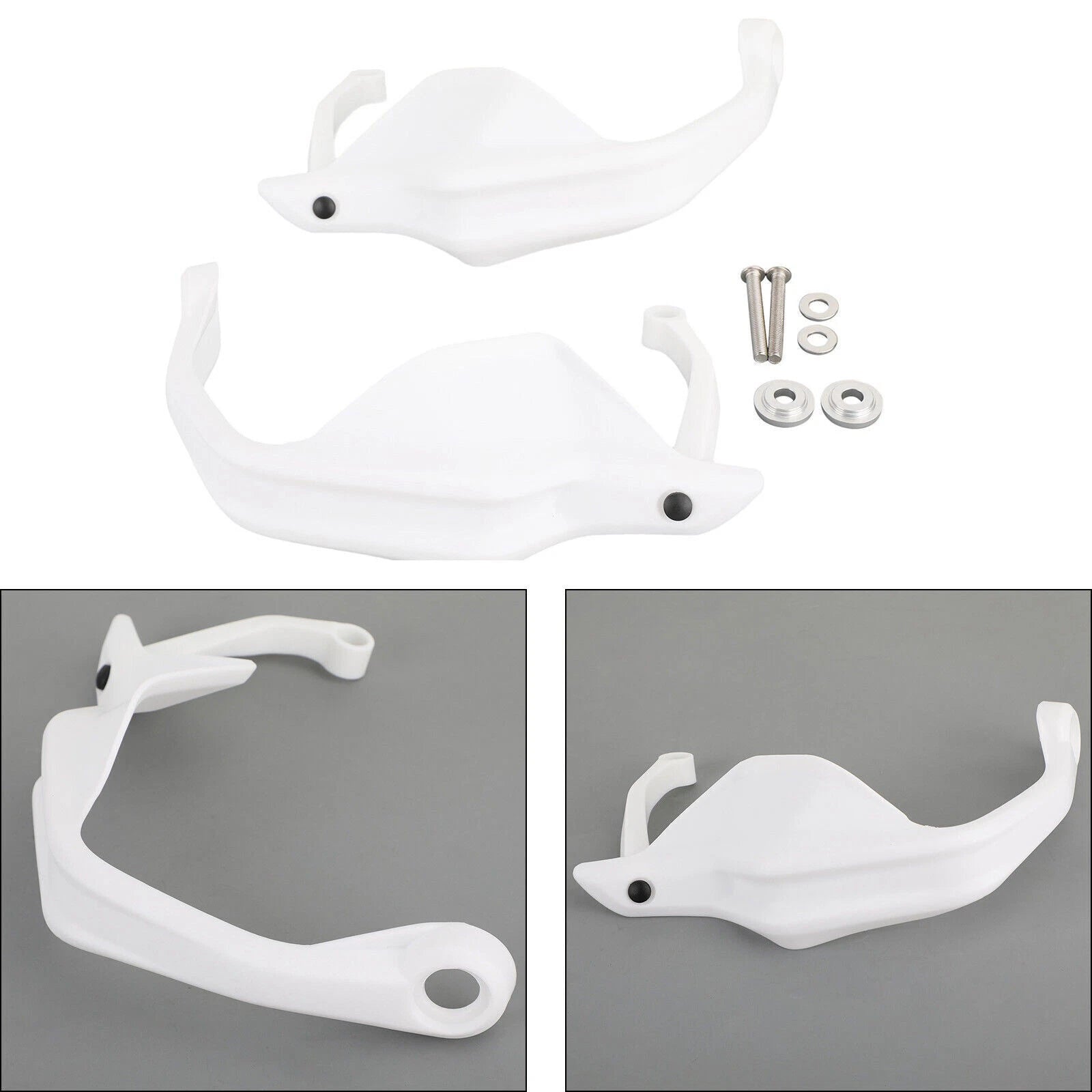 Handguard Protector Guards for BMW G310GS/G310R (2017–2019) White T9