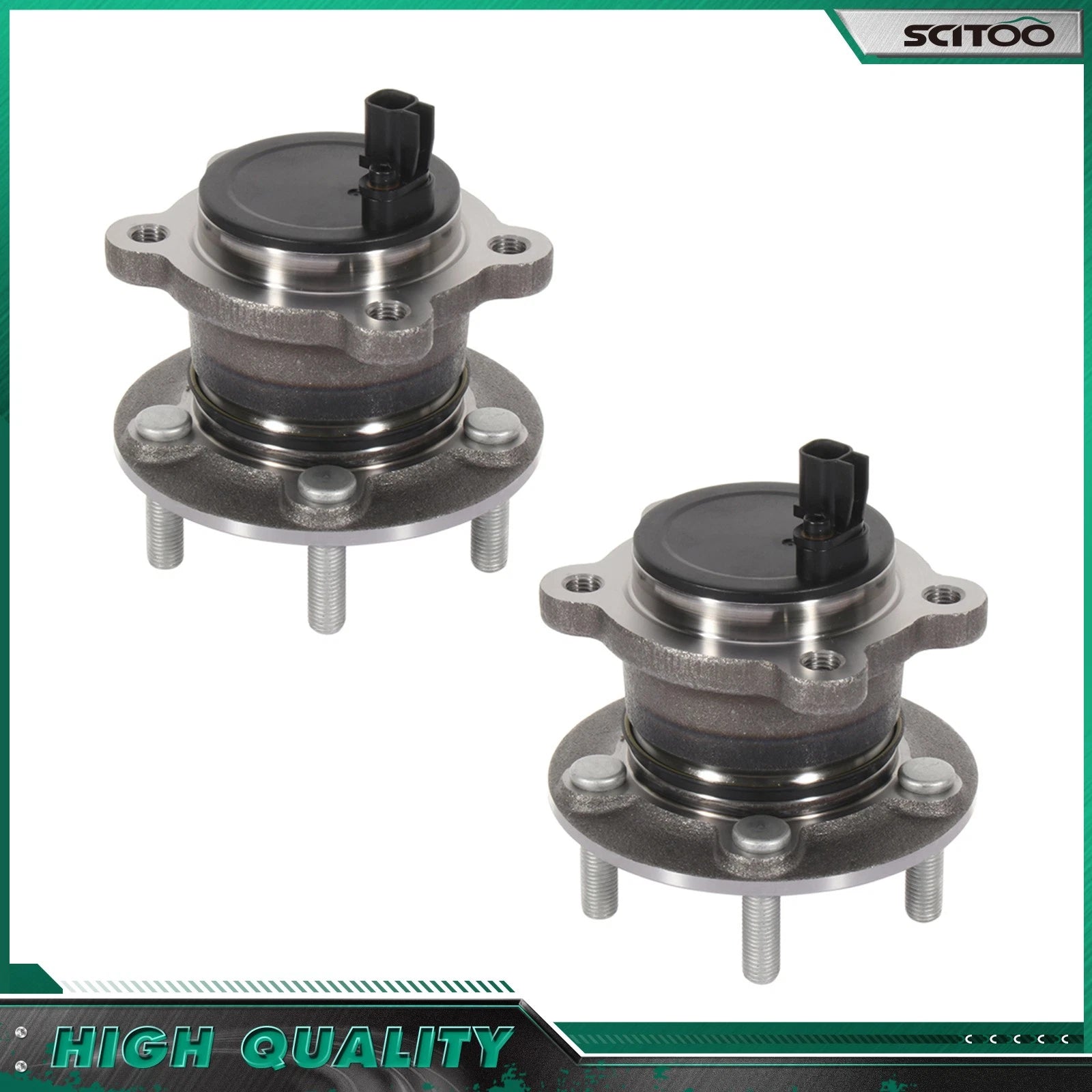2X Rear Wheel Bearings for Ford C-Max, Escape, Lincoln (2013–2019)